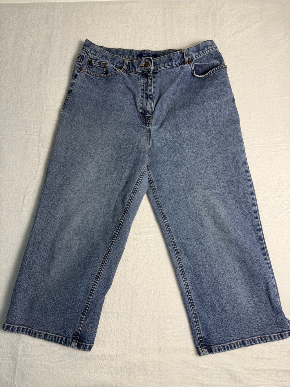 Charter Club Petite Light Blue Denim Capri Jeans Size 12P